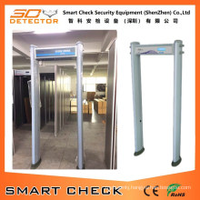 Six Zone Cylinder-Shaped Walk Through Metal Detector Gate